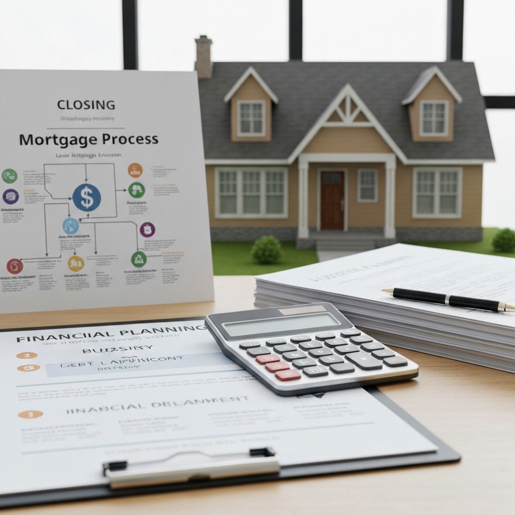 Reverse mortgage process diagram